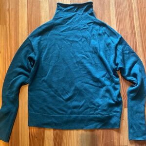 Wilfred teal turtleneck